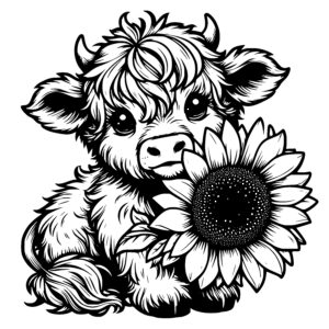 Sunflower Cuddle Calf