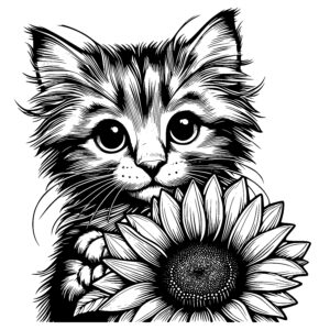 Sunflower Paws Kitty