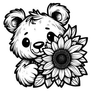 Bear’s Sunflower Delight