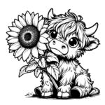 Sunflower Cuddly Cow