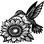 Hummingbird’s Sunflower Sip