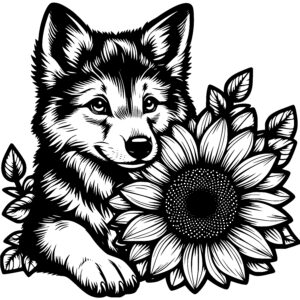 Wolf Cub Sunflower