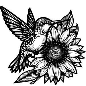 Hummingbird Sunflower