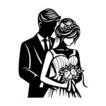Intimate Wedding Embrace