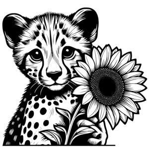 Curious Cheetah Cub