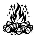 Flickering Campfire Glow