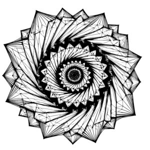Triangular Spiral Burst