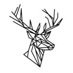 Stylized Deer Head