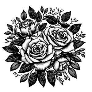Blooming Rose Trio