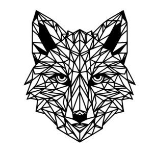 Facet Fox Head