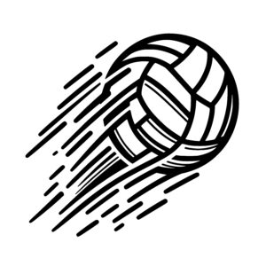 Volleyball in Flight