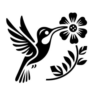 Hummingbird Floral Joy
