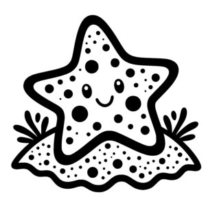 Joyful Starfish Scene