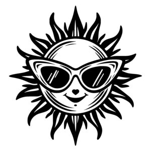 Cheerful Sunglass Sun