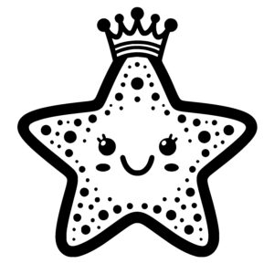 Cheerful Starfish Queen