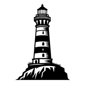 Rocky Shore Lighthouse