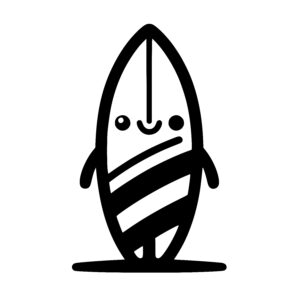 Cheerful Surfboard Pal