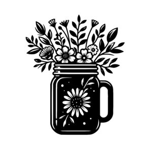 Jar of Whispering Blooms
