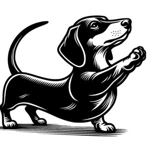 Curious Dachshund Pose