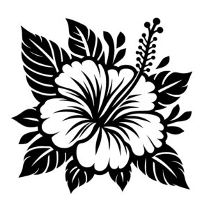Lush Hibiscus Centerpiece