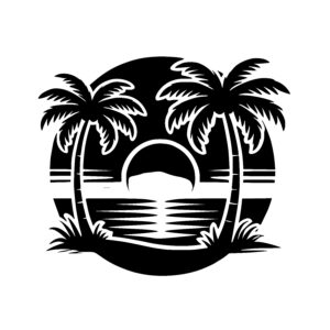 Tropical Serenity Scene