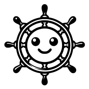 Happy Nautical Wheel