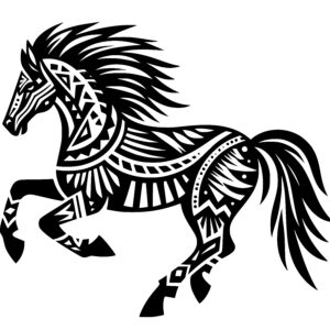 Dynamic Galloping Horse