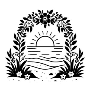 Blooming Sunrise Arch