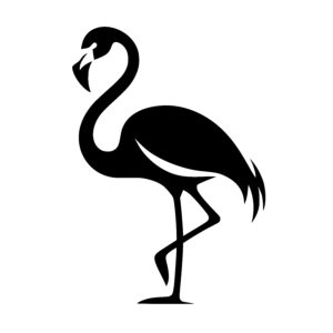 Flamingo in Profile