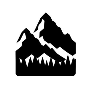 Jagged Mountain Range