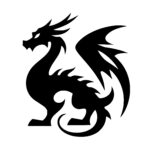 Fierce Winged Dragon