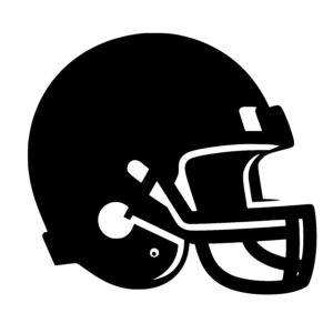 Football Helmet Side View