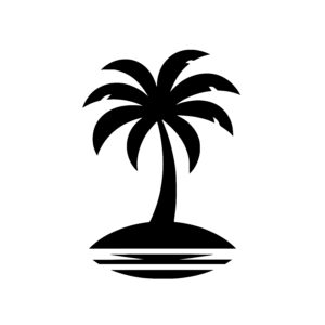 Isolated Palm Haven