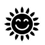 Joyful Sun Face