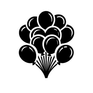 Festive Balloon Cluster