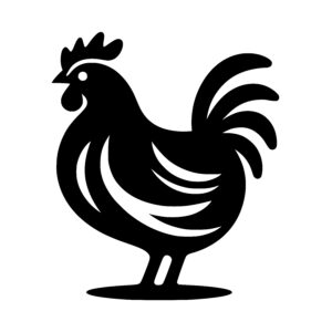 Vibrant Rooster Profile