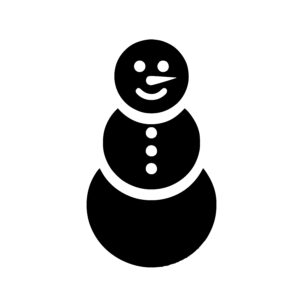 Simple Snowman Smile