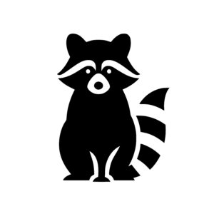 Inquisitive Raccoon Pose