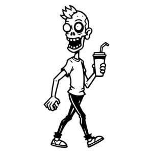 Cheerful Skeleton Stroll
