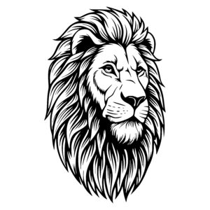 Confident Lion Stare