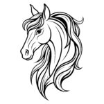 Graceful Horse Face