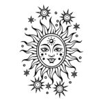Celestial Sunlight Faces