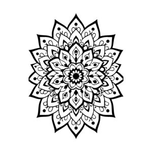 Radiant Petal Spiral