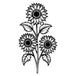Sunflower Trio