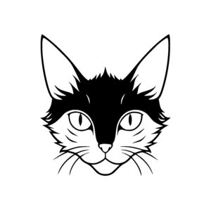 Curious Cat Face