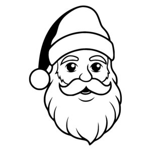 Happy Santa Face