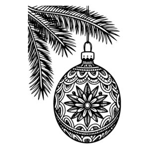 Whimsical Pine Ornament