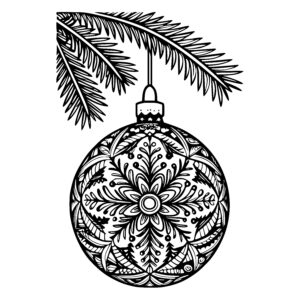 Floral Festive Ornament