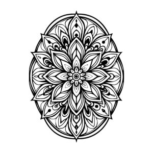 Radiant Petal Mandala