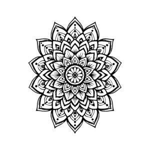 Radiant Floral Whirl